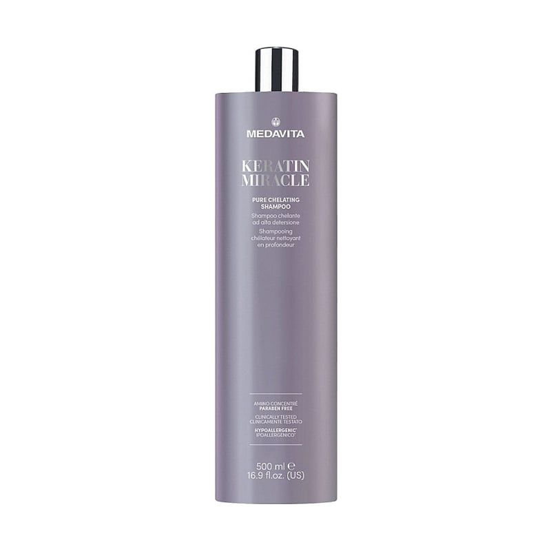 Глибоко очищувальний шампунь для волосся Medavita Keratin Miracle Pure Chelating Shampoo, 500 мл