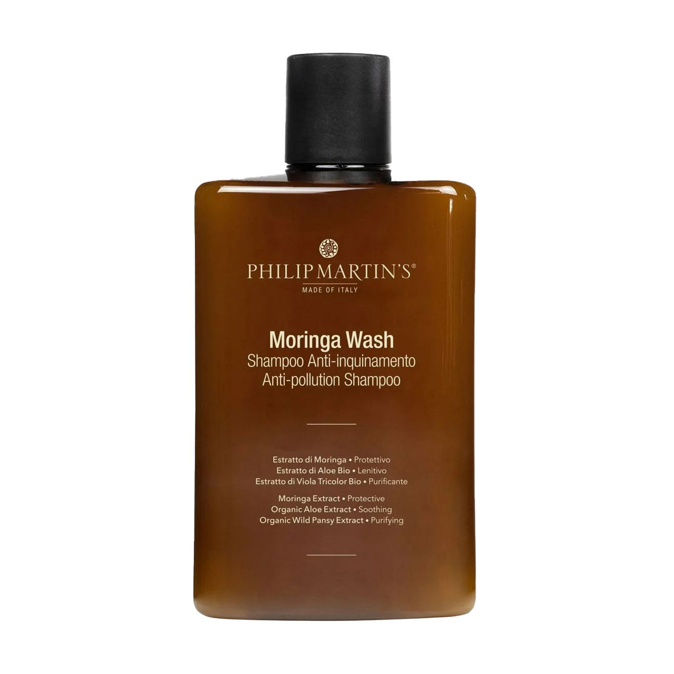 Глибоко очищувальний шампунь для волосся Philip Martin's Moringa Wash Anti-Pollution Shampoo, 320 мл